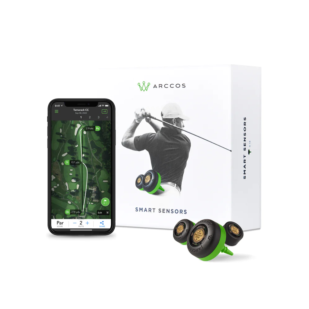 Умные датчики для сбора статистики игры в гольф. Arccos Golf Smart Sensors Gen 3+